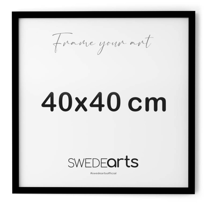Frame - Black 40x40cm