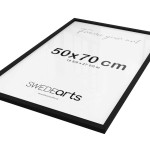 Tr&auml;ram - Svart 50x70cm