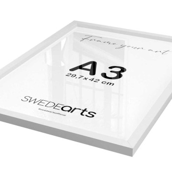 Tr&auml;ram - Vit 30x42cm (A3)