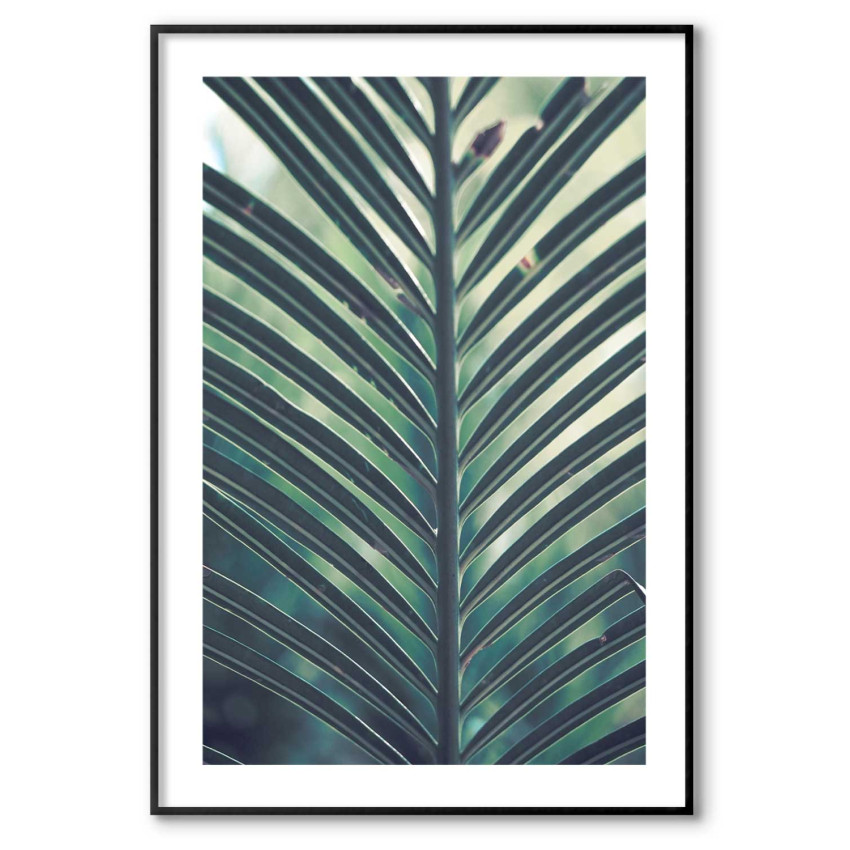 Växt & blad - Grön botanisk poster