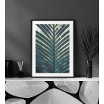 Växt & blad - Grön botanisk poster