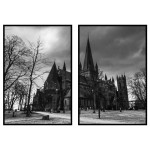 Spöklik kyrka i Trondheim - Poster i två delar