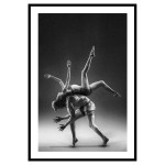 Dans konst - Svartvit fashion poster