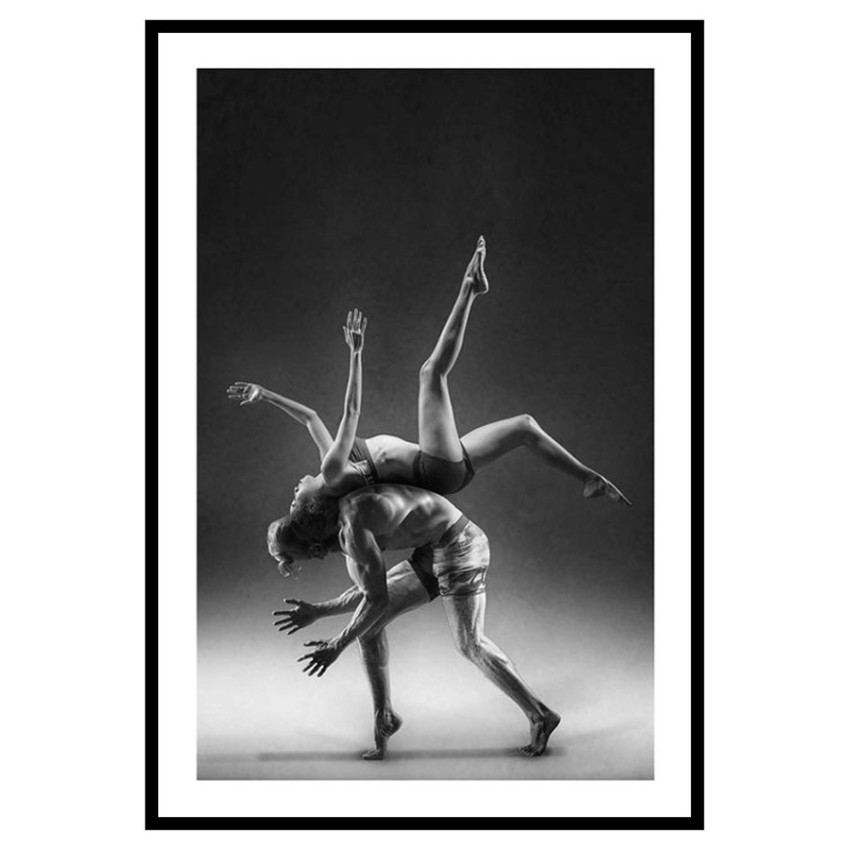 Dans konst - Svartvit fashion poster