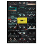 Music tape - Retro music poster