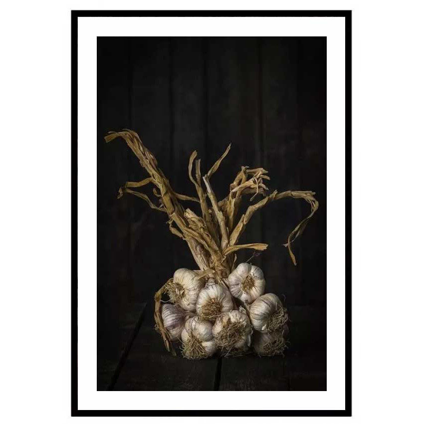 Garlics - Simple kitchen poster
