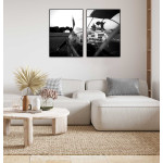 Sport flygplan cockpit - Perfect pair posters