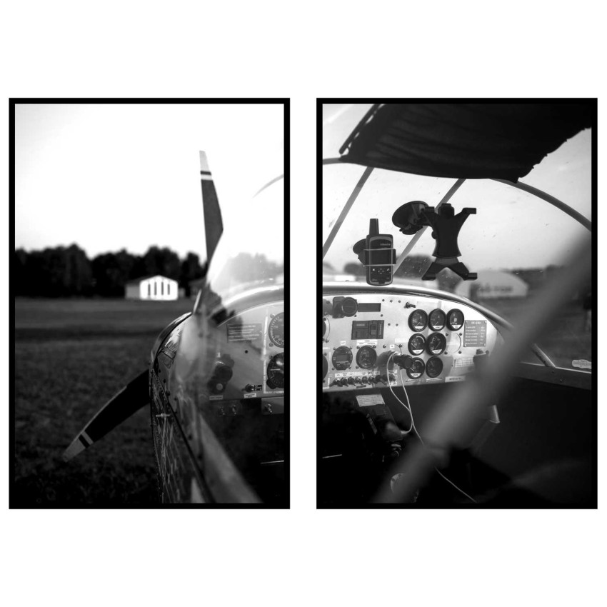 Sport flygplan cockpit - Perfect pair posters