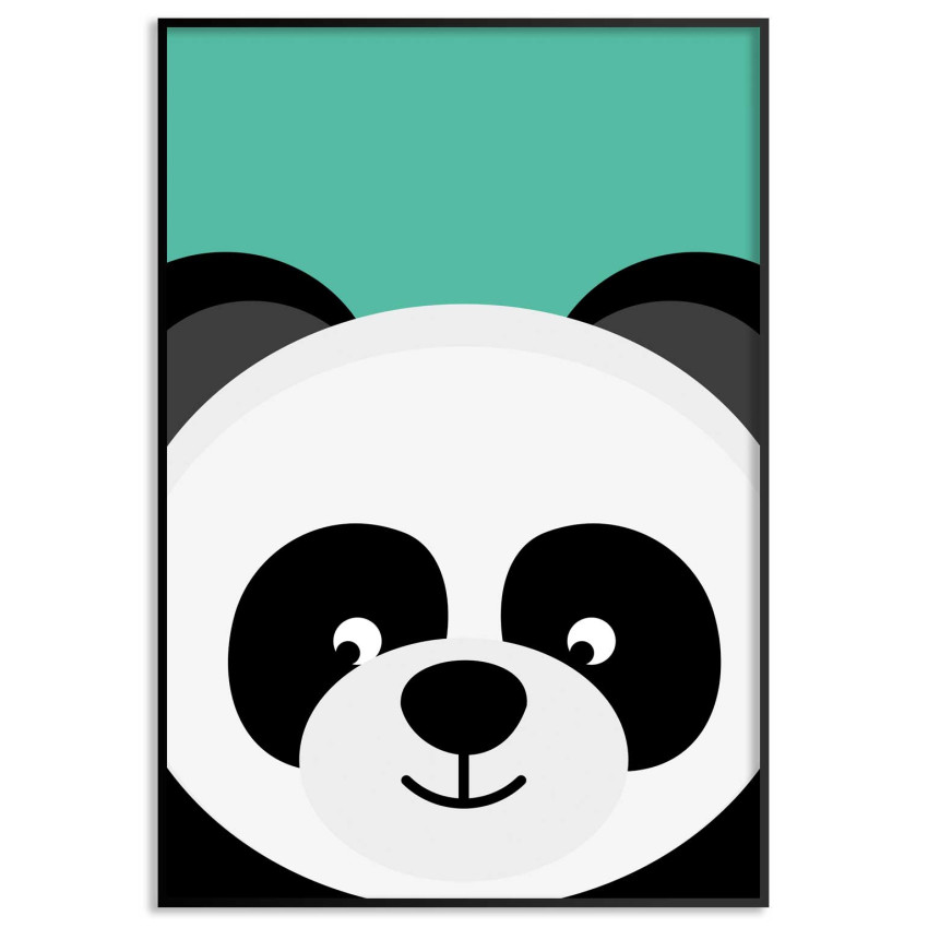Rolig & söt panda - Barntavla