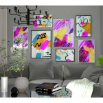 Pink art - Simple print poster