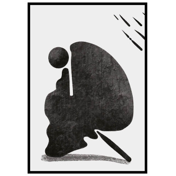 Shadow of shadows #2 - Grafiskt konstnärlig affisch