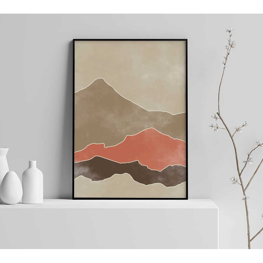 Ethnic mountain high #3 - Graphic poster