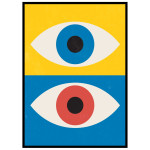 Retro vintage lines #1 - Line art poster