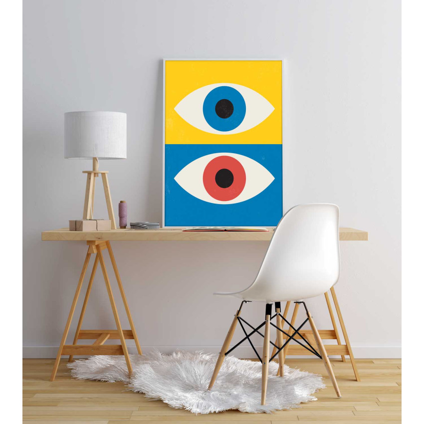 Retro vintage lines #1 - Line art poster