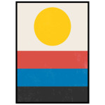 Retro vintage lines #2 - Graphic art poster