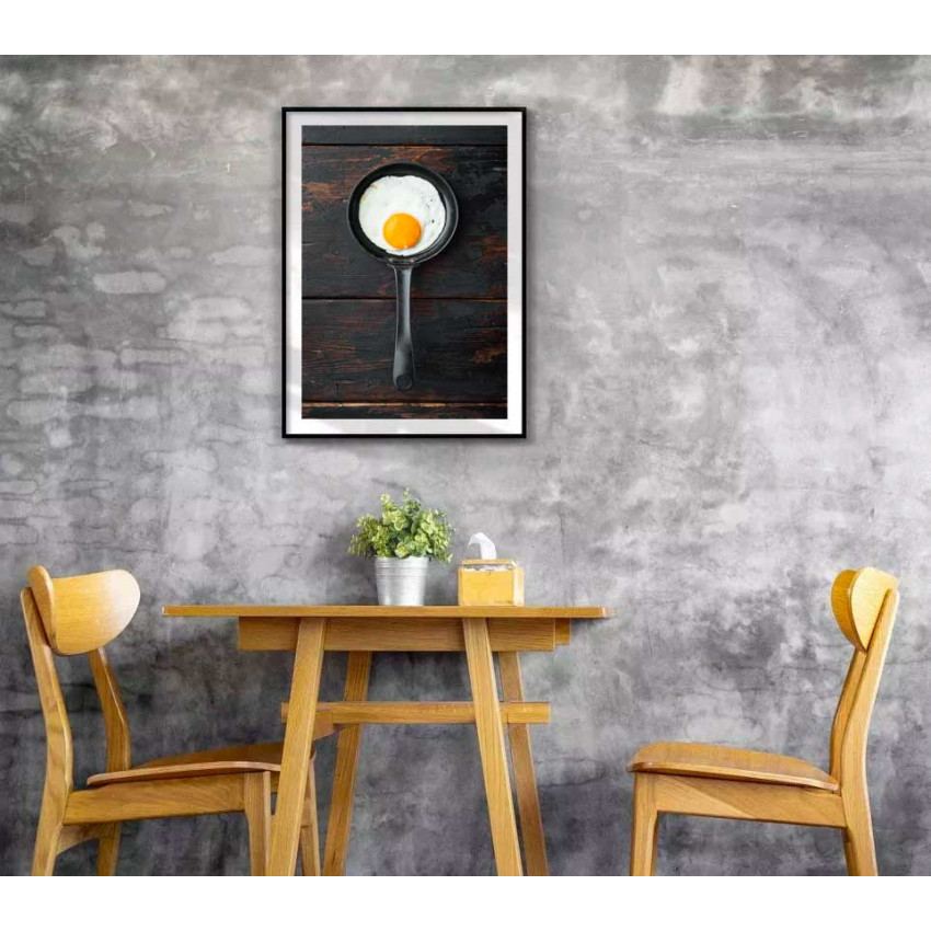 Simple egg kitchen poster