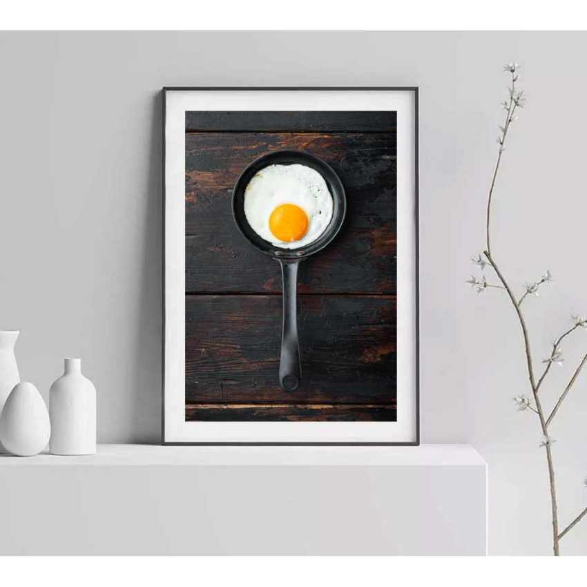 Simple egg kitchen poster