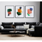 Vintage lines #2 - Graphic art poster