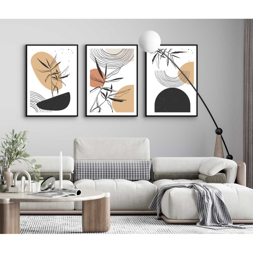 Botanical lines #2 - Graphic art poster