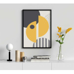 Sunny shapes #1 - Grafisk konst poster
