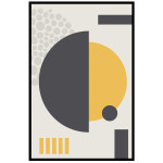 Sunny shapes #2 - Graphic art poster