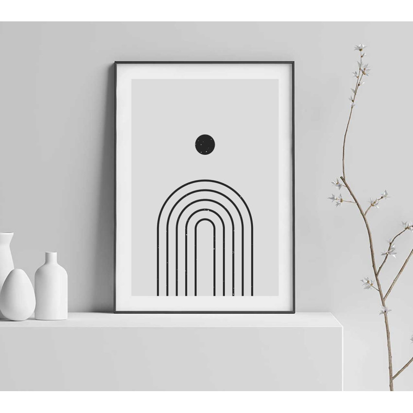 Boho art #3 - Graphic arts poster