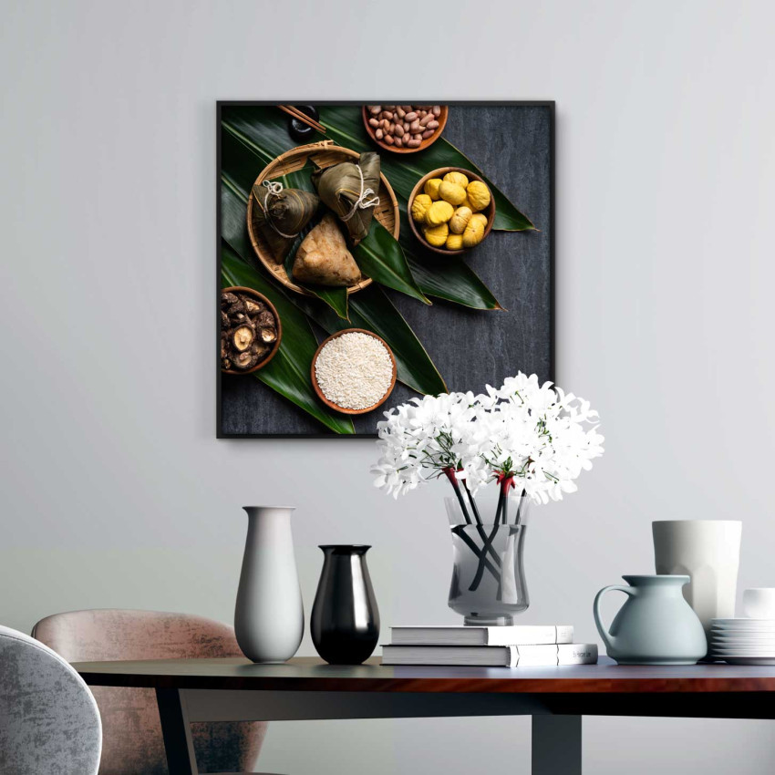 Kinesisk zongzi - Elegant affisch till köket