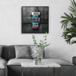 Motivating & trendy text street art poster