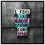 Motivating & trendy text street art poster