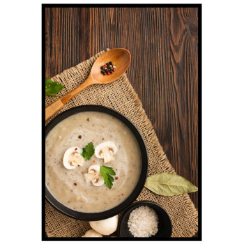 Chaminjonsoppa - Elegant k&ouml;kposter