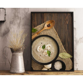 Chaminjonsoppa - Elegant k&ouml;kposter