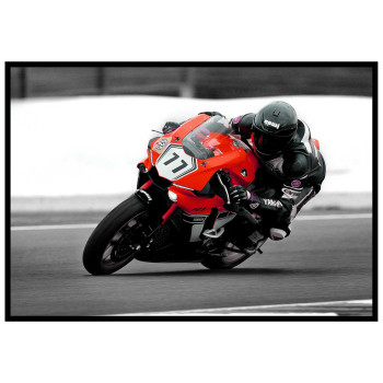 Racing motorcykel R1 poster