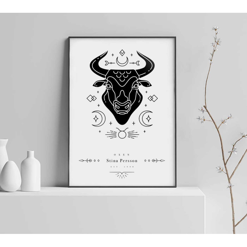 Zodiac Taurus posters - SwedeArts
