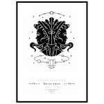 Zodiac Gemini posters - SwedeArts