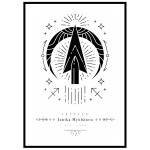 Skytten - Personlig poster med stjärntecken