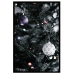 Christmas tree - Elegantly dark holiday poster