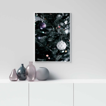 Julgransdekoration för väggen - Julposter