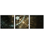 Circles in the Dark - Poster in Three Pieces