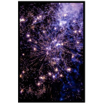 Fyrverkerier i lila - Högtidlig poster