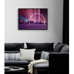 Neon laser planet - Simple poster