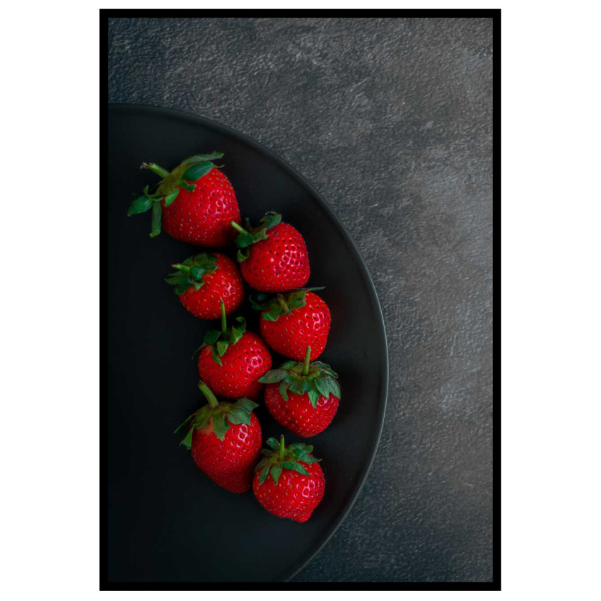 Strawberries - Trendy kitchen poster