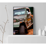 Offroad Jeep - Retro bil poster