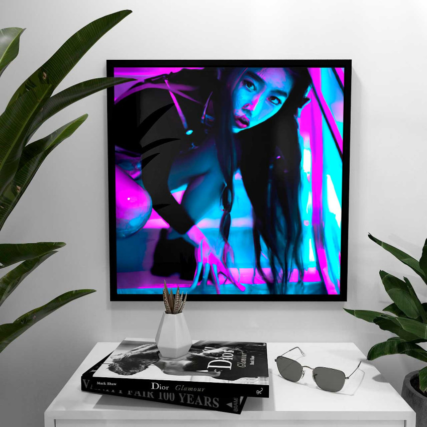 Cyberpunk woman - Fashion poster