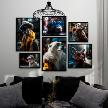 Cool Girafe in New York - Snygg & trendig poster