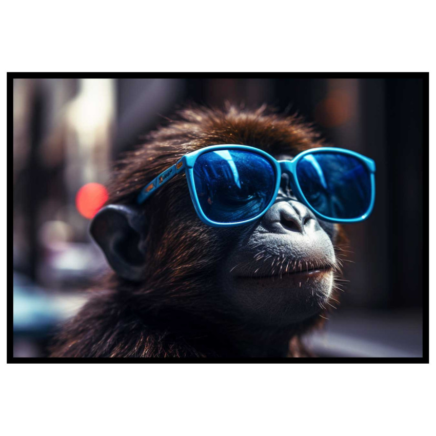 New York City Monkey - Trendy poster