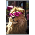 King of New York - Trendig lejon poster