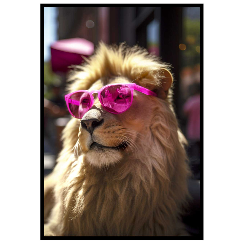 King of New York - Trendig lejon poster