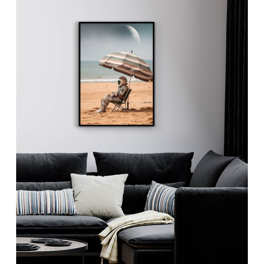 Astronaut on the Beach - Fantasy print