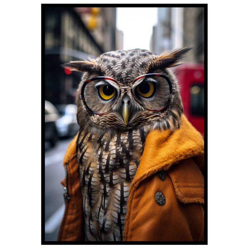 New York Owl - Trendig poster