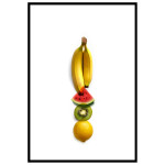 Banan, melon, kiwi, citron - Trendig & enkel kökposter